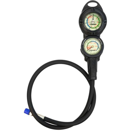 MiniConsola Cressi DP2 Manómetro y profundímetro, con manguera