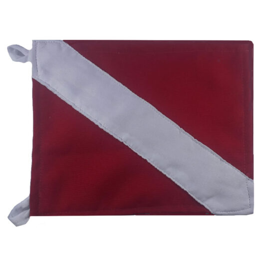 Bandera de buceo deportiva de 23 cms x 18 cms