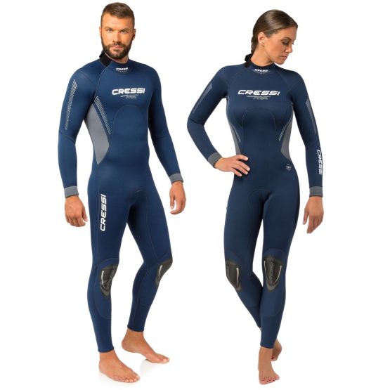 Cressi modelo Fast, Traje semiseco monopieza en Neoprene 3mm