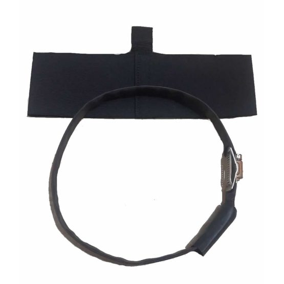 Kit de cinta elástica con abrazadera metálica con funda plástica contraible