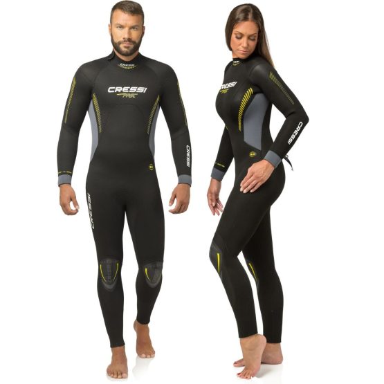 Cressi modelo FAST, Traje semiseco monopieza en Neoprene 5mm