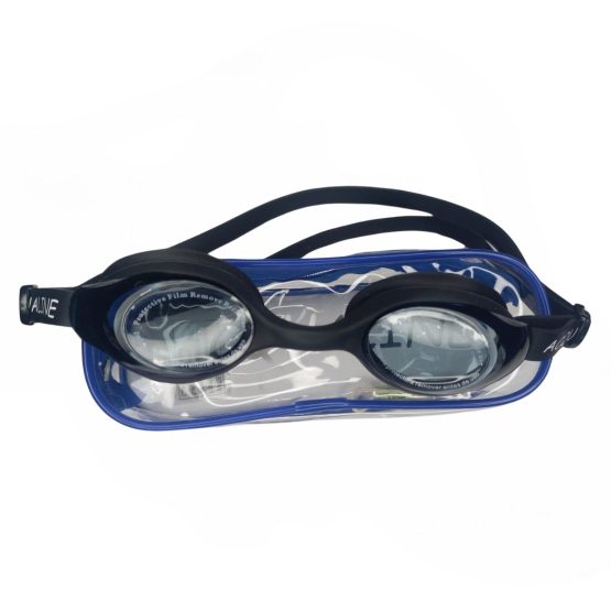 Anteojo Natación, Acqualine modelo 8150, puente fijo, color negro