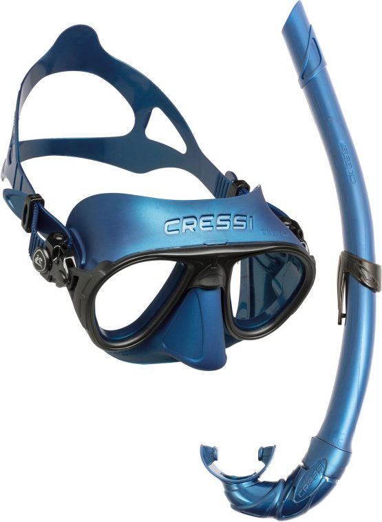 Combo Cressi Calibro y Snorkel Corsica, Freediving Pesca
