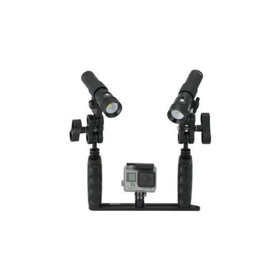 Bigblue Kit Brazo Doble Iluminador para GOPRO