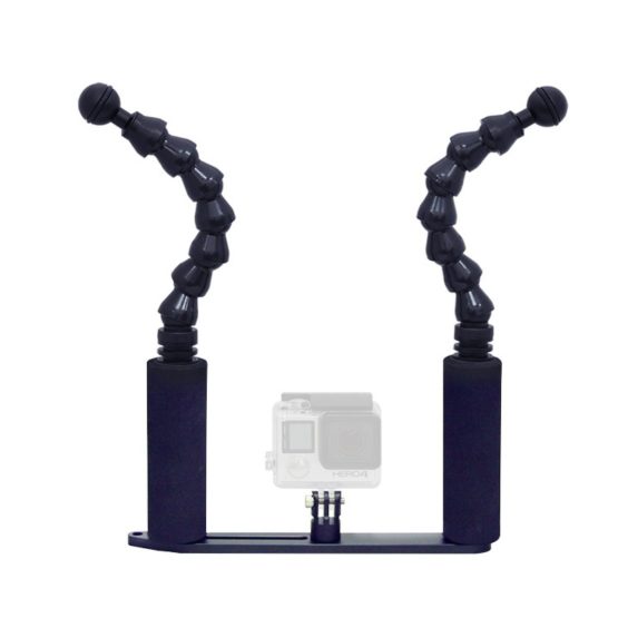 Bigblue Brazo Flexible Doble Iluminador para GOPRO